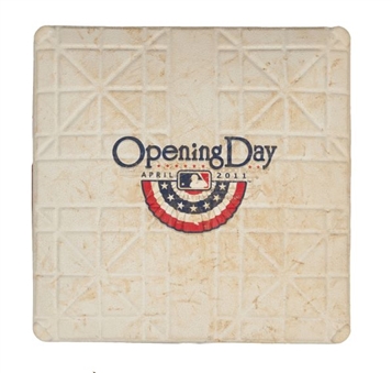 2011 Toronto Blue Jays Game Used Base From Opening Day at Rogers Centre (MLB Authenticated)